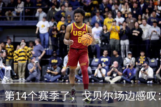 第14个赛季了，戈贝尔场边感叹：时间过得太快了